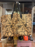 Chrome Hearts All Over Stencil Beach Tote - Beige