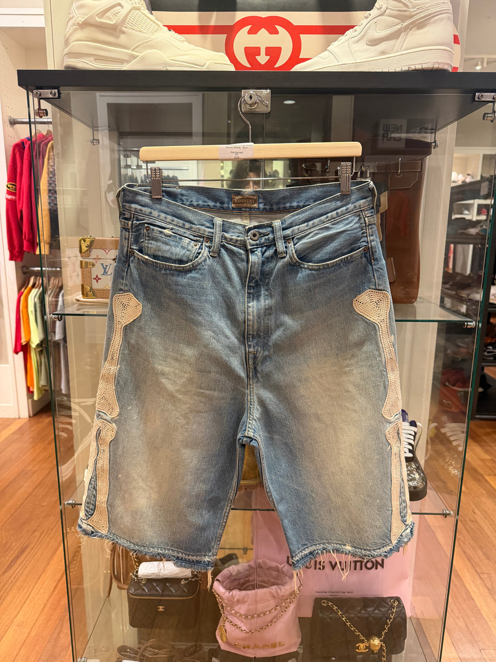 Kapital 14Oz Denim 5P Bones Denim Shorts