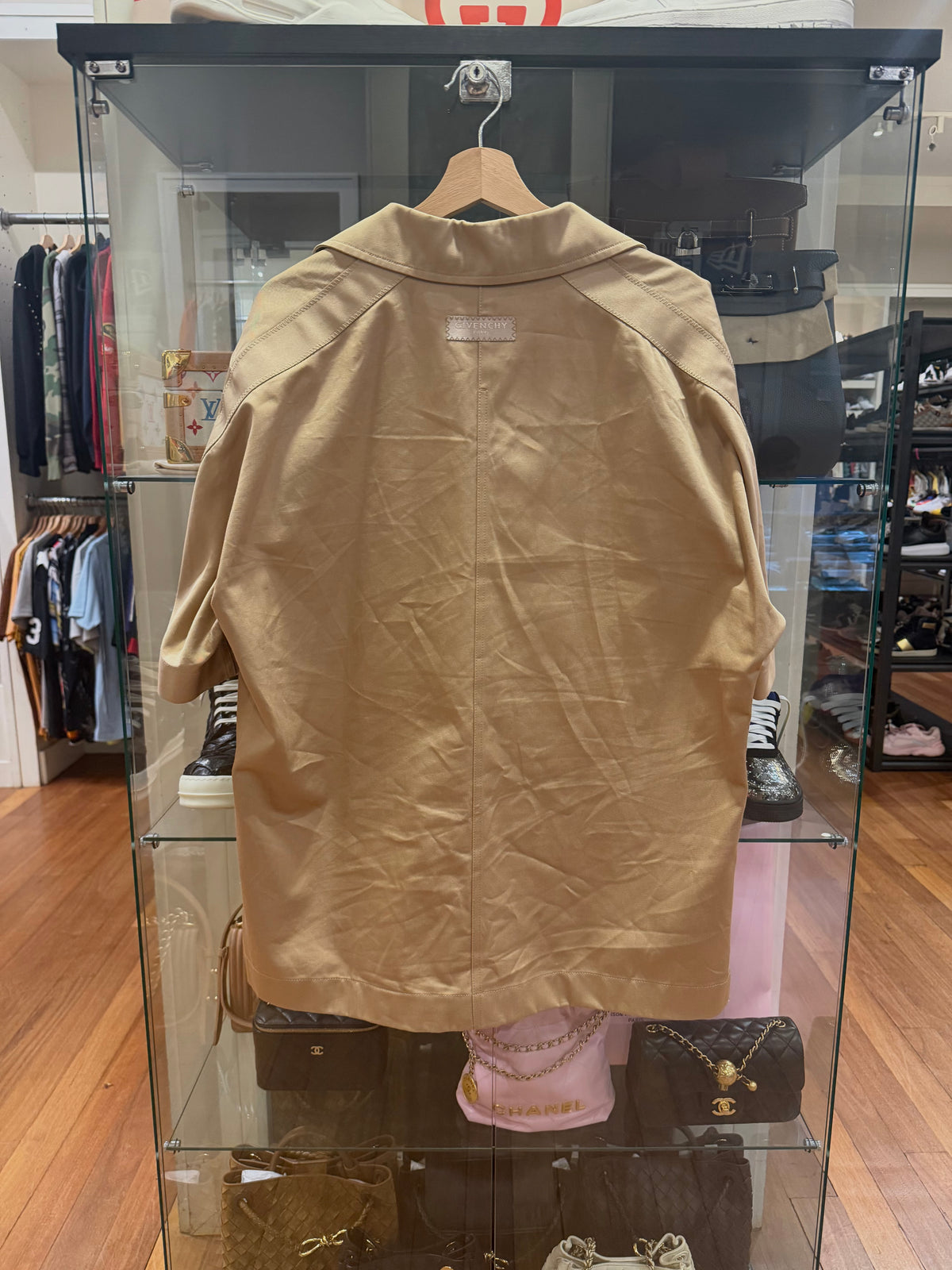 Givenchy Short Sleeve Button
Down - Tan
