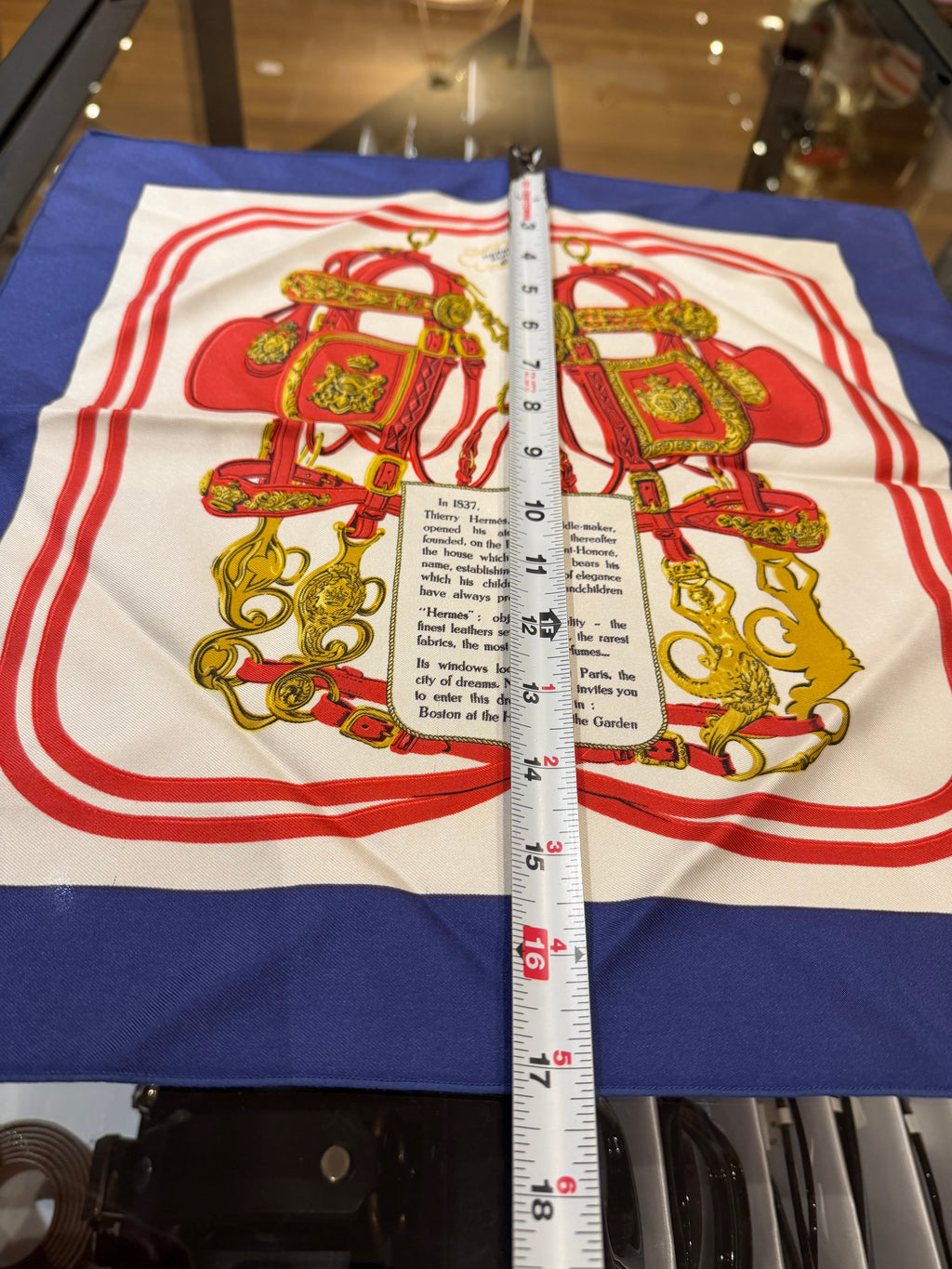 Hermes Brides de Gala Pocket Square Silk Scarf