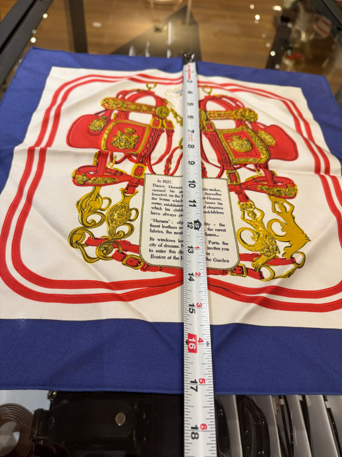 Hermes Brides de Gala Pocket Square Silk Scarf