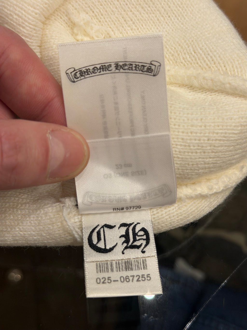 Chrome Hearts Embroidered Horseshoe Logo Beanie