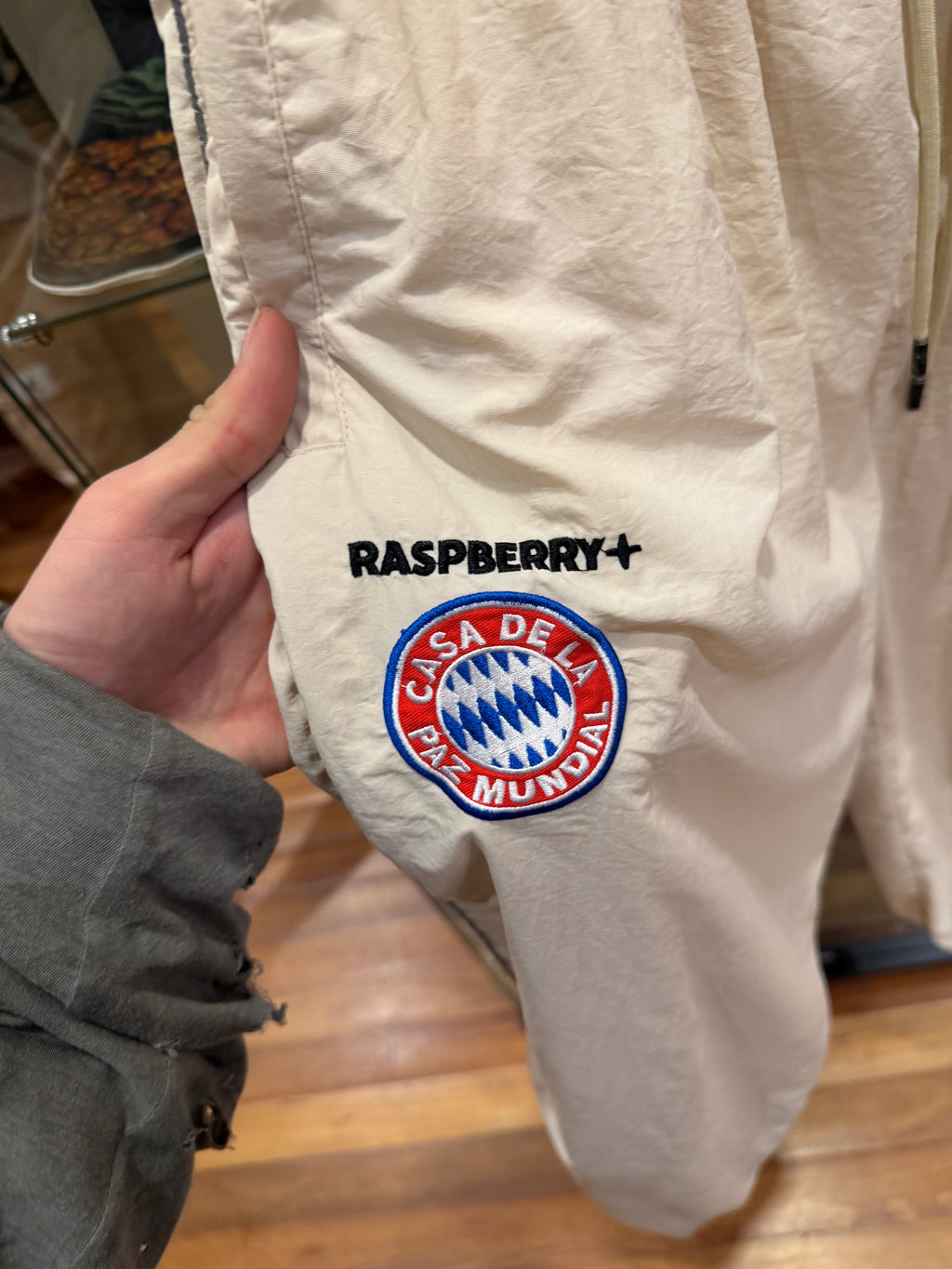 Rasberry Hills Cashew Track Pants - Cream