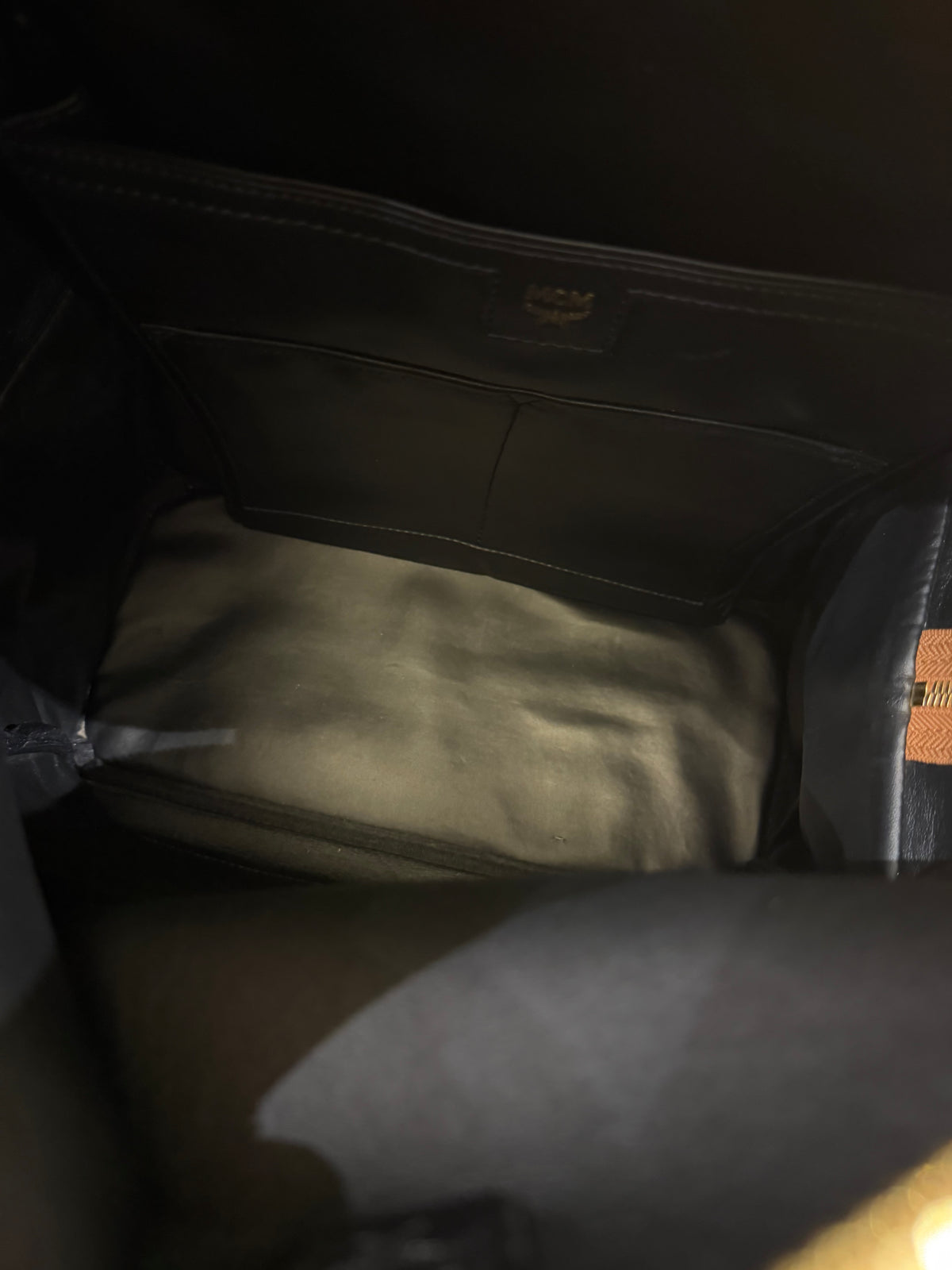 MCM Visetos Backpack - Cognac