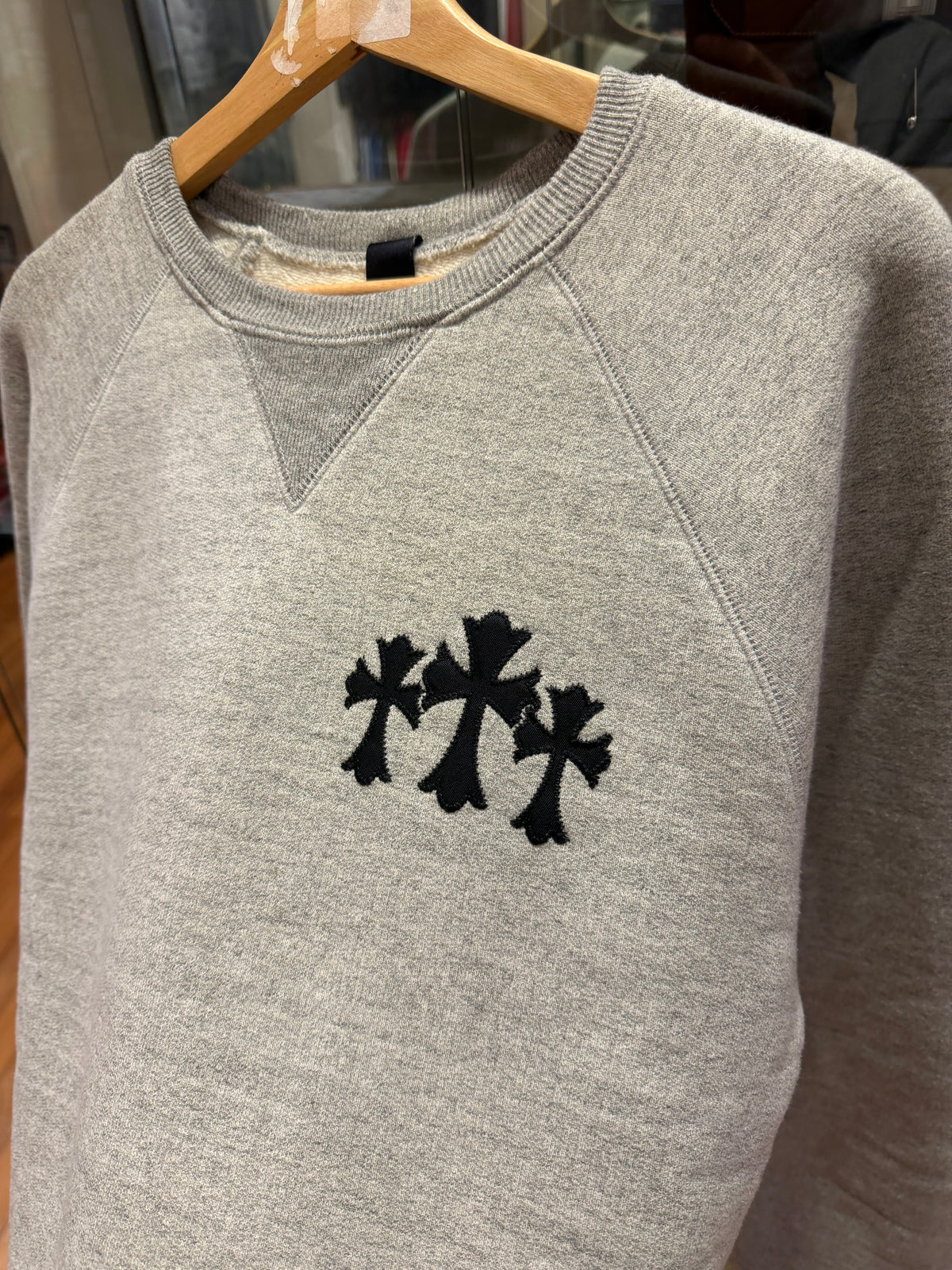 Chrome Hearts ‘7-Eleven’ Embroidered Crewneck - Grey
