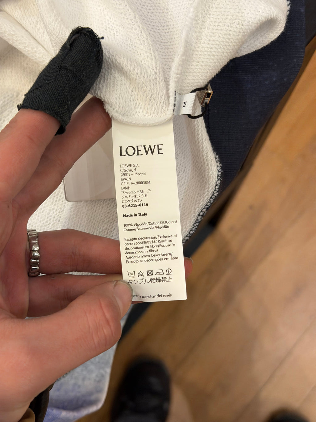 Loewe Photocopy Anagram Hoodie