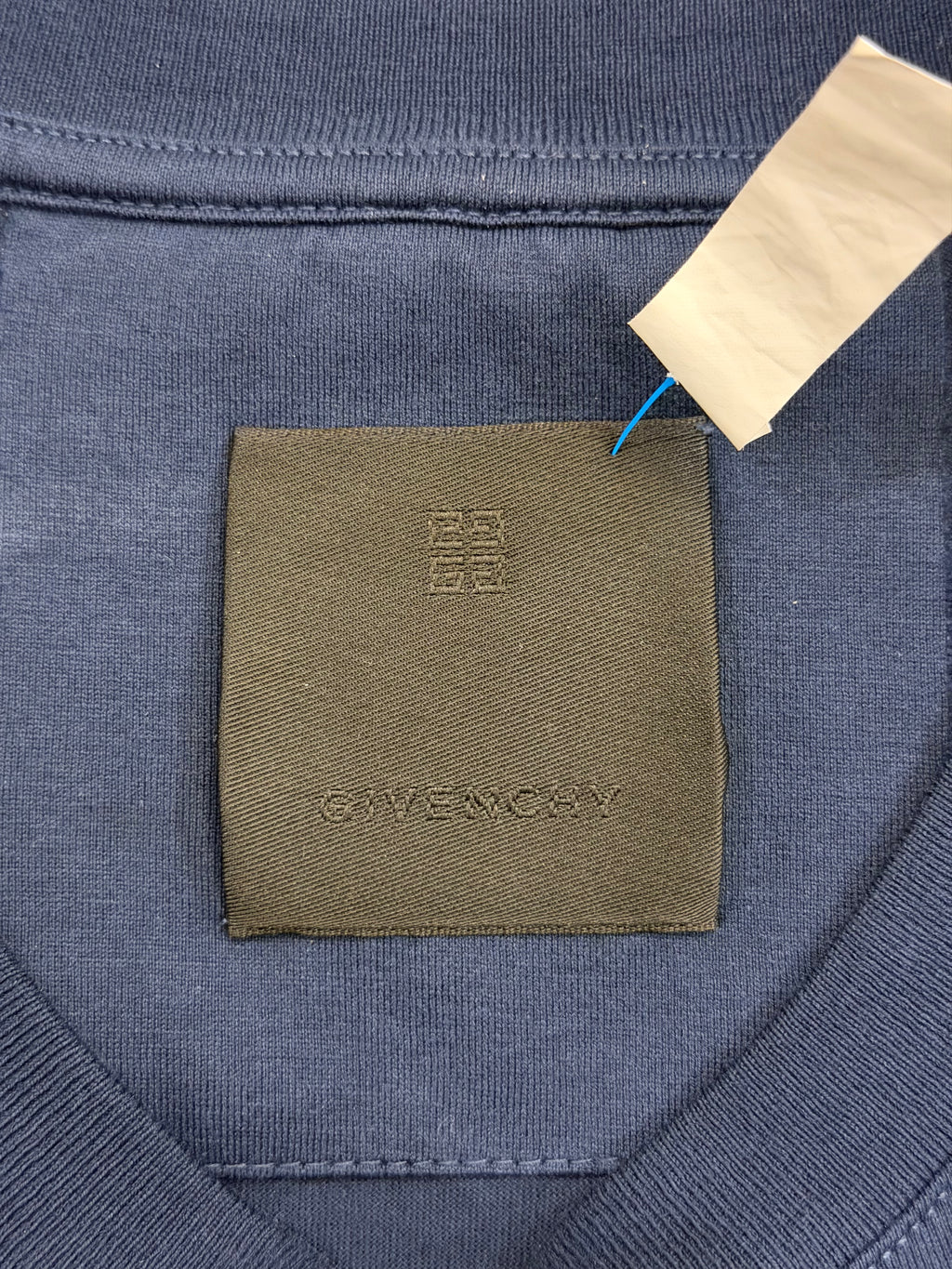 Givenchy Paris Logo Tee - Navy