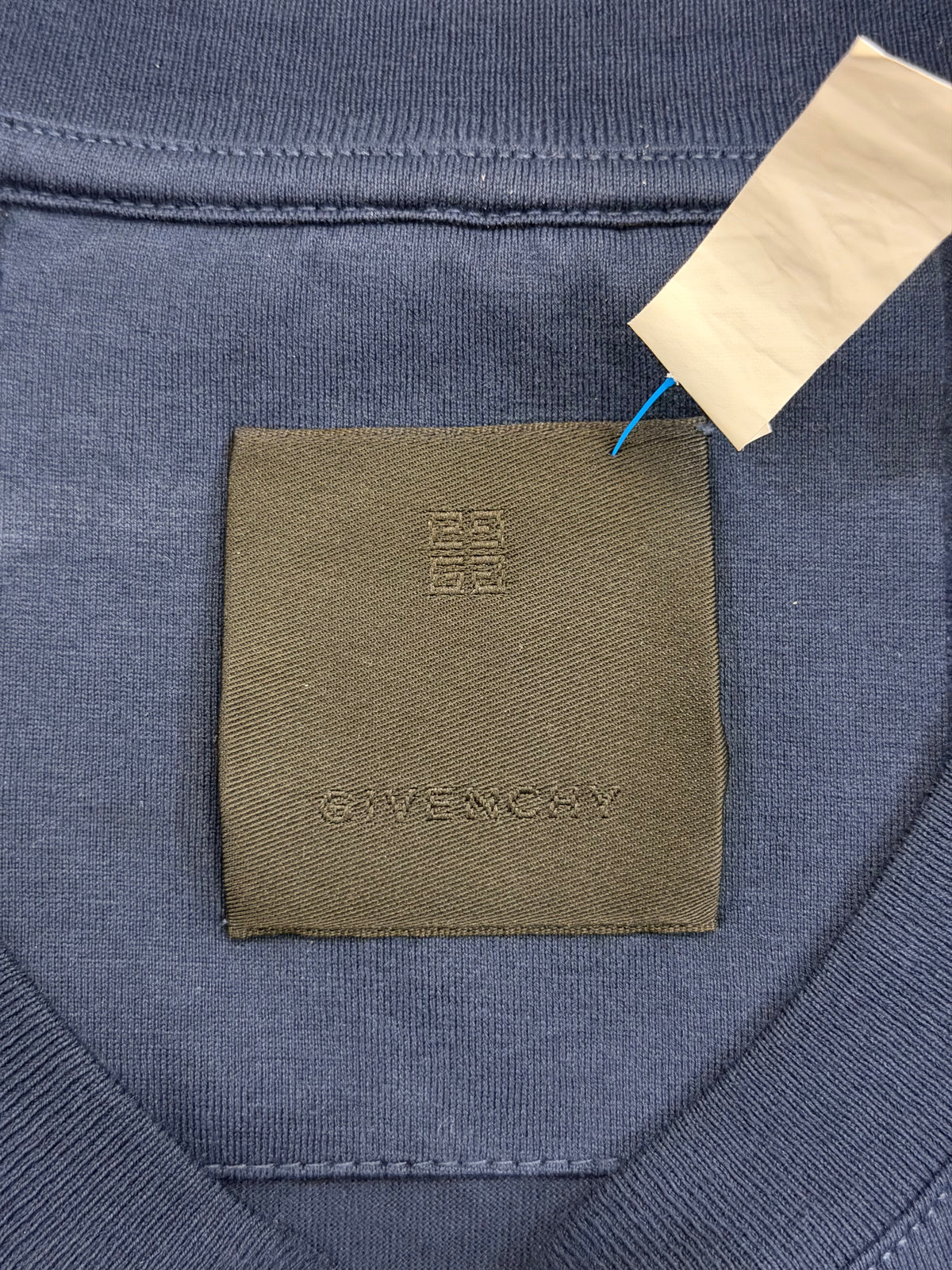 Givenchy Paris Logo Tee - Navy