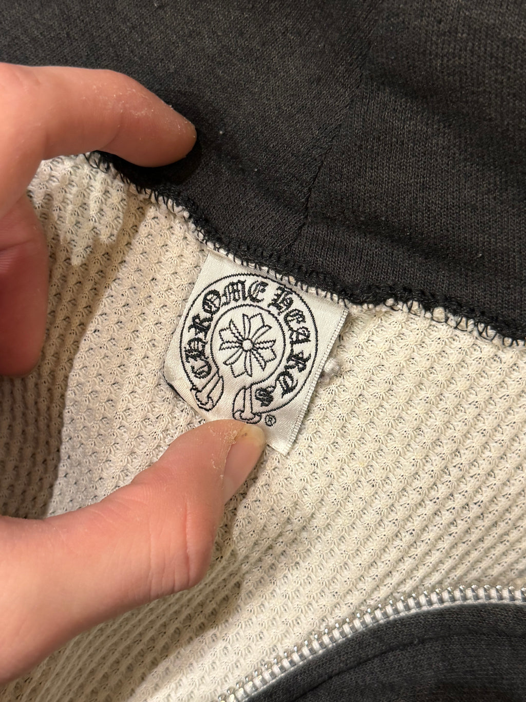 Chrome Hearts Vintage Thermal Lined Horseshoe Zip Up
