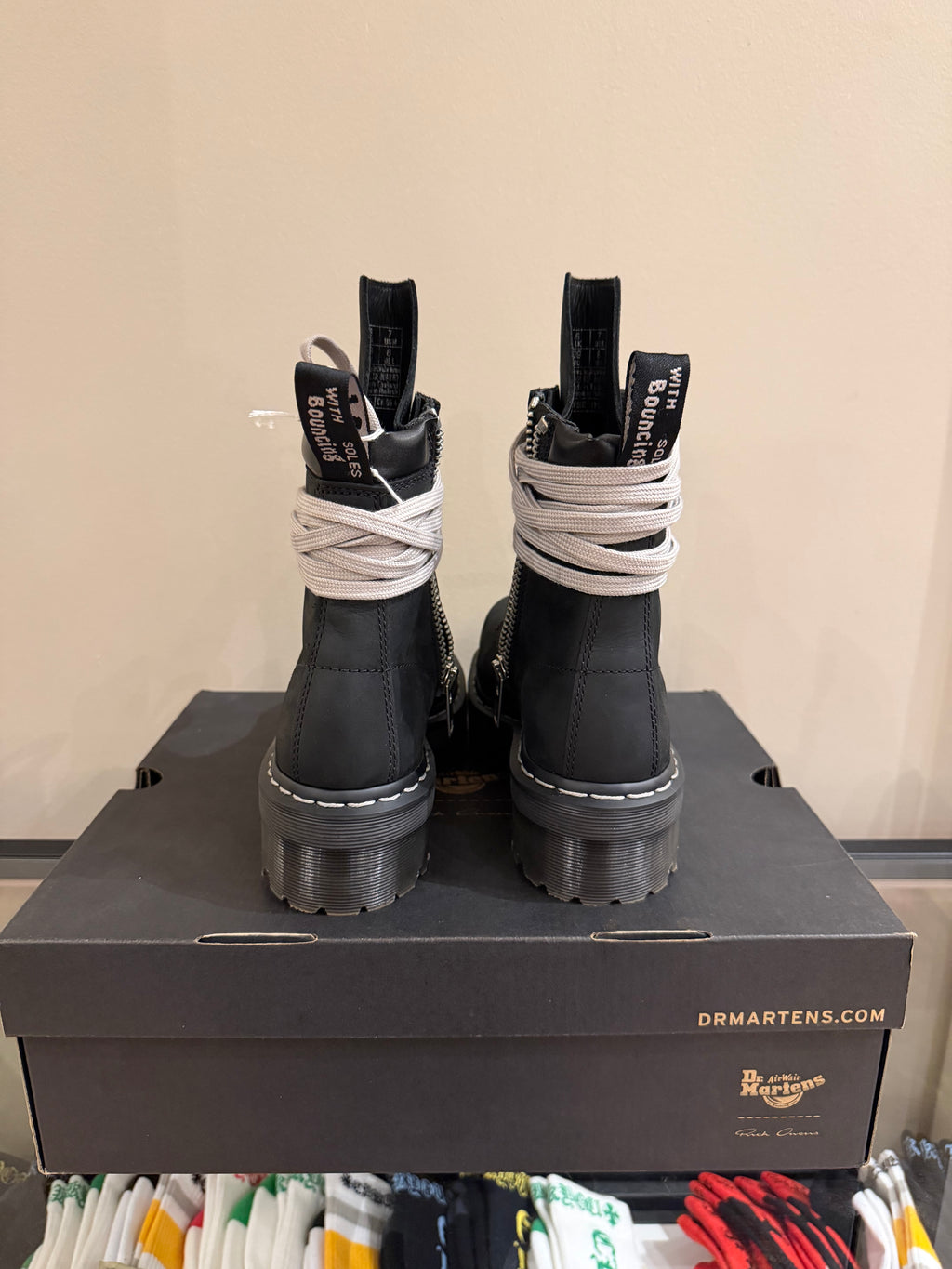 Dr. Martens x Rick Owens Quad Sole Steel Toe Boot