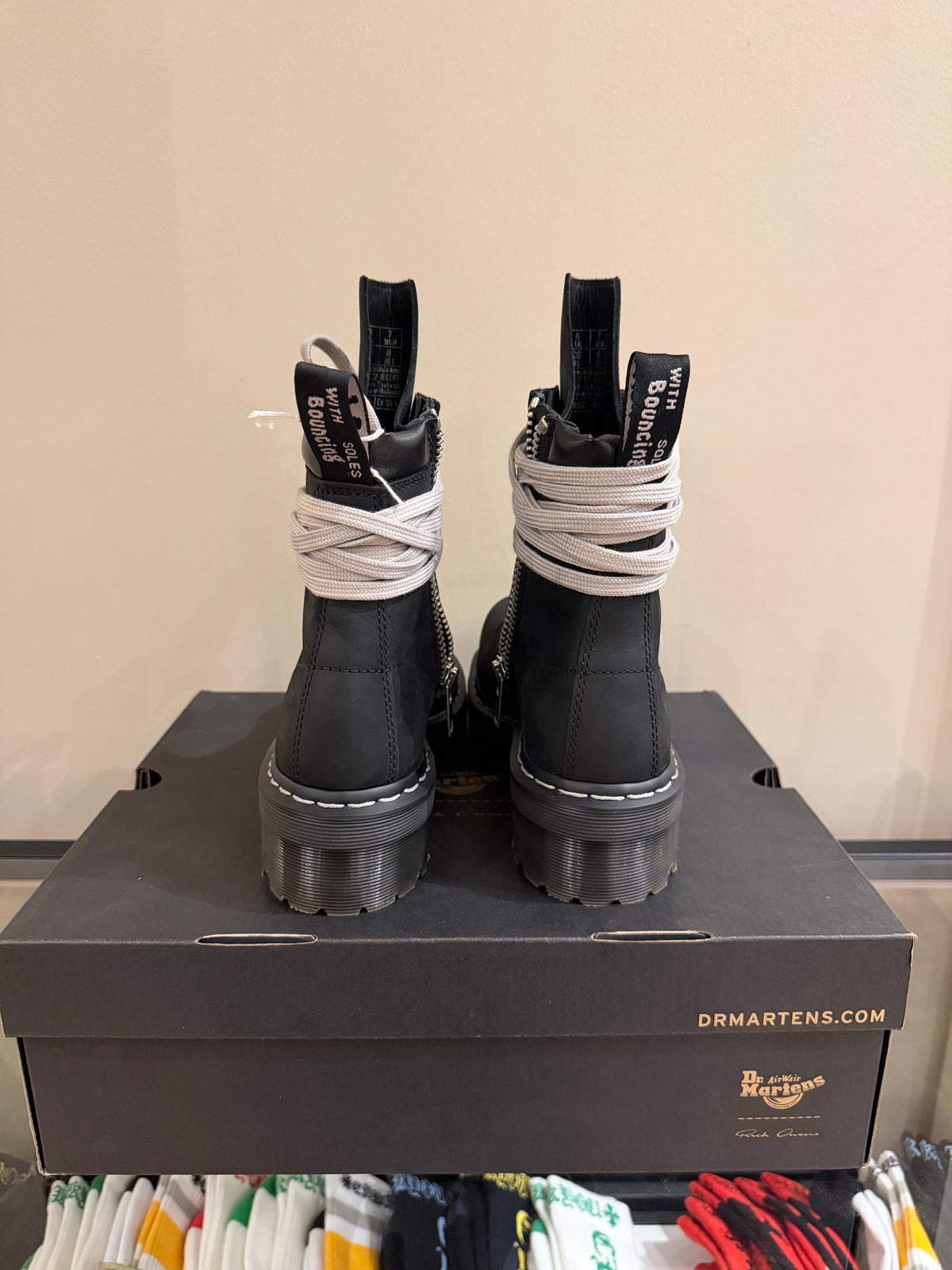 Dr. Martens x Rick Owens Quad Sole Steel Toe Boot
