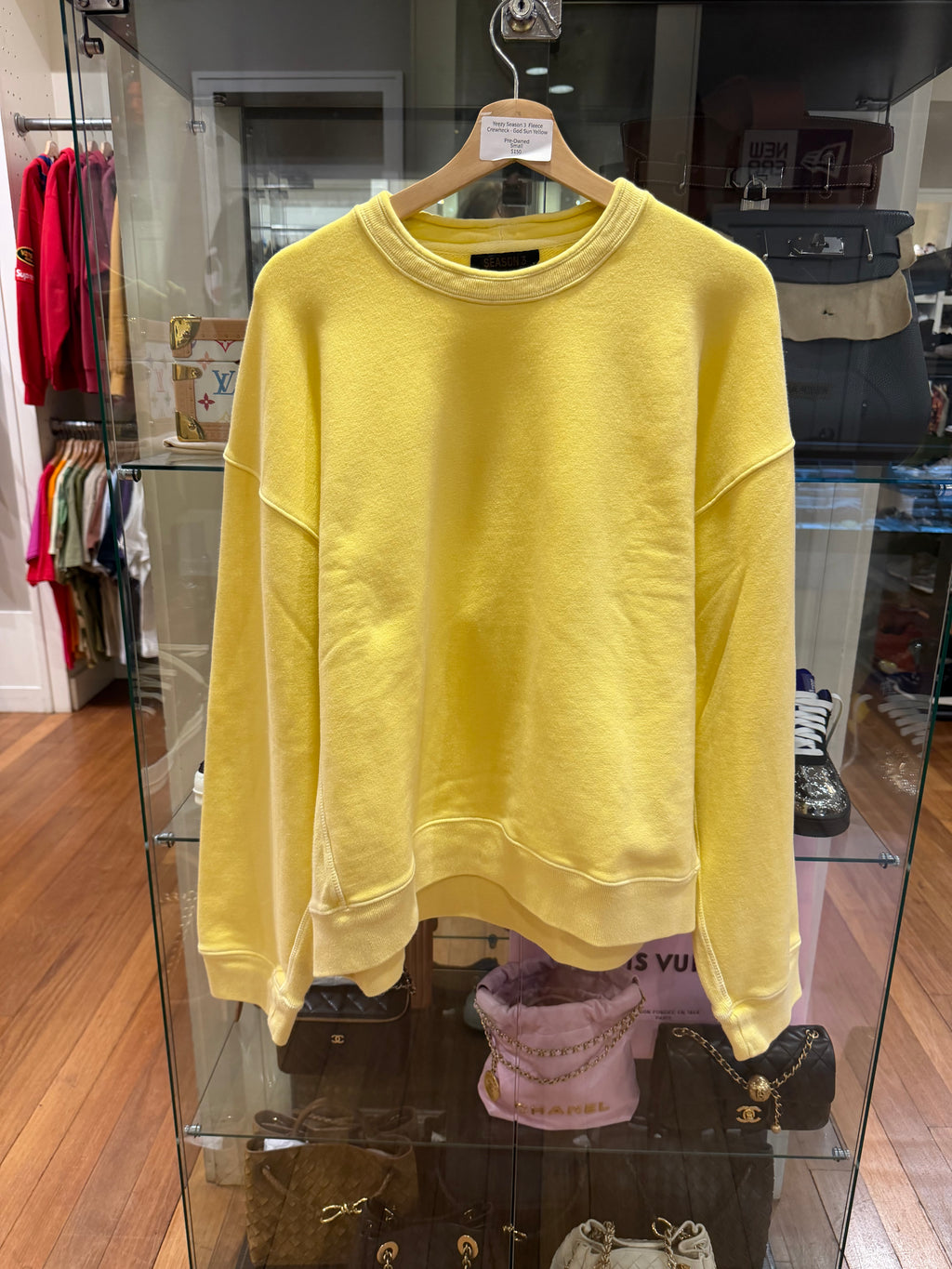 Yeezy Season 3 Fleece Crewneck - God Sun Yellow