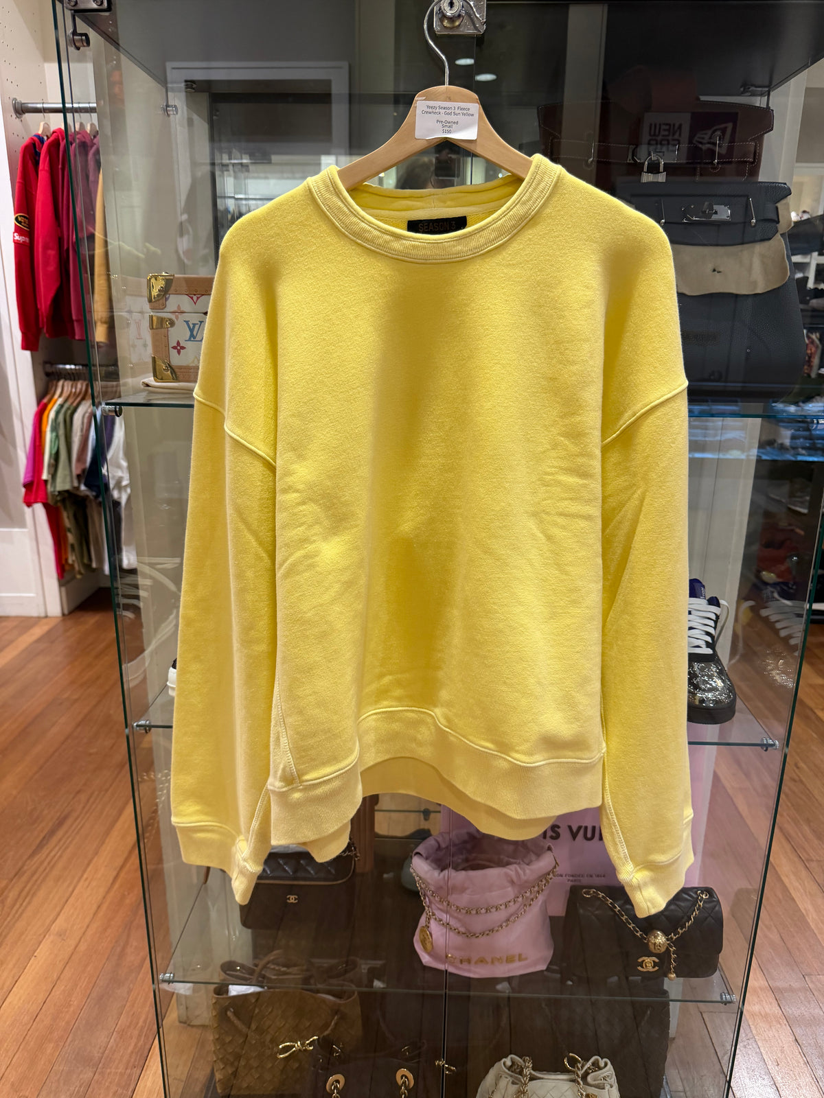 Yeezy Season 3 Fleece Crewneck - God Sun Yellow