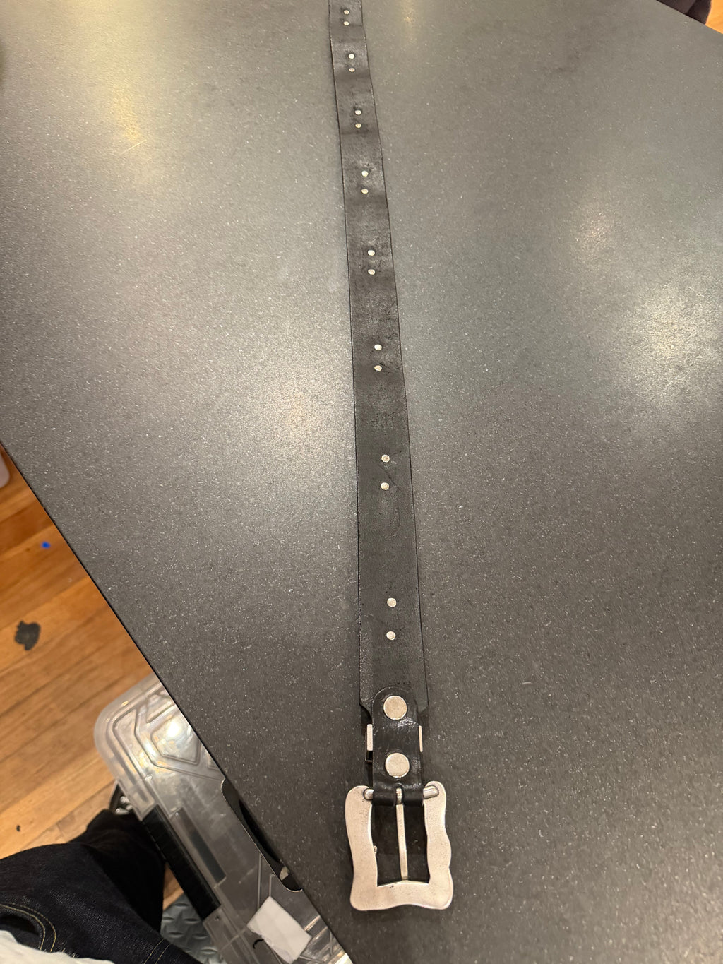 ERD “Rat” Leather Belt - Black