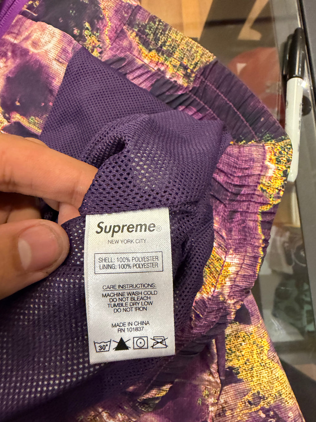 Supreme Marble Track
Jacket - Purple