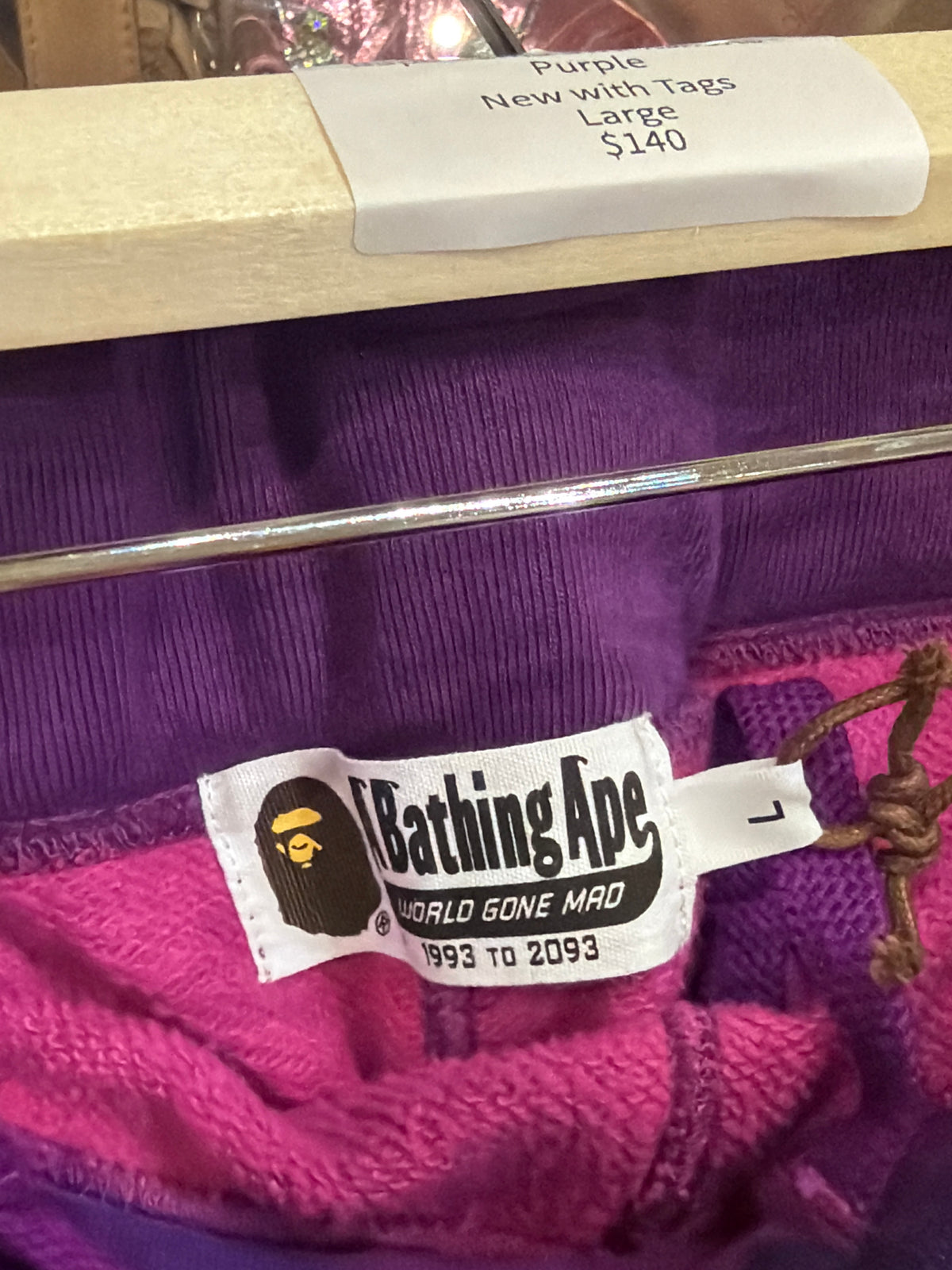 Bape Camo Sweatshorts - Purple