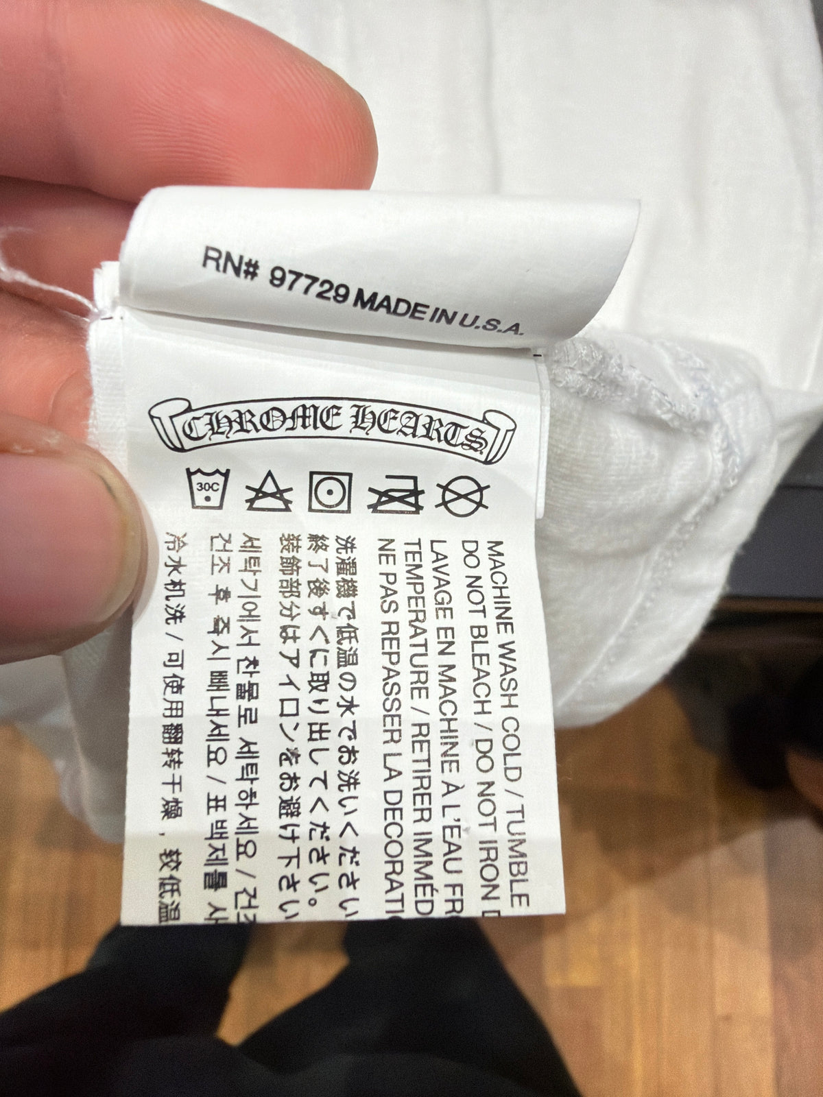 Chrome Hearts Cemetery Tee White/Green