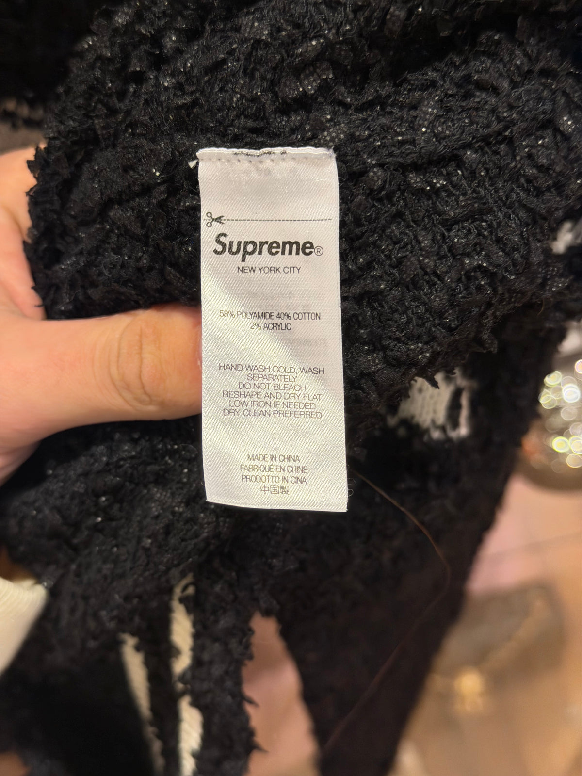 Supreme Textured Arc Sweater