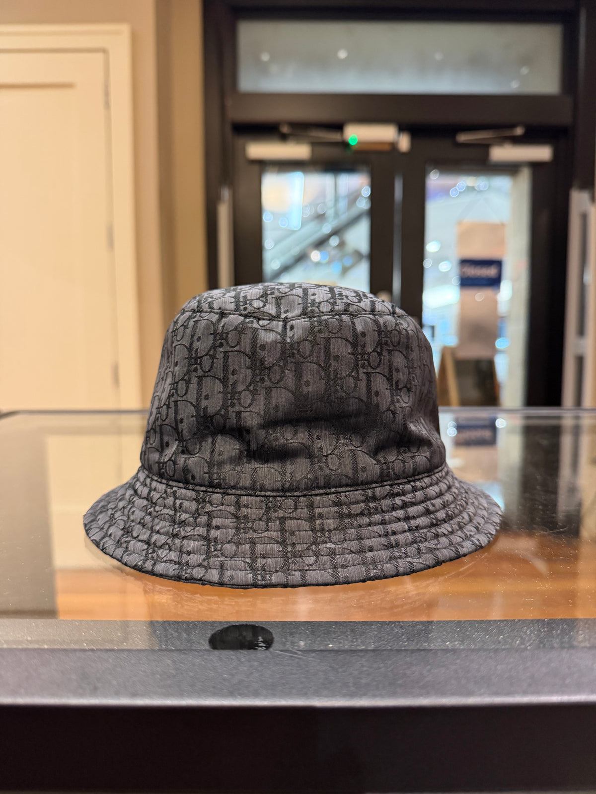Dior Monogram Bucket Hat - Black