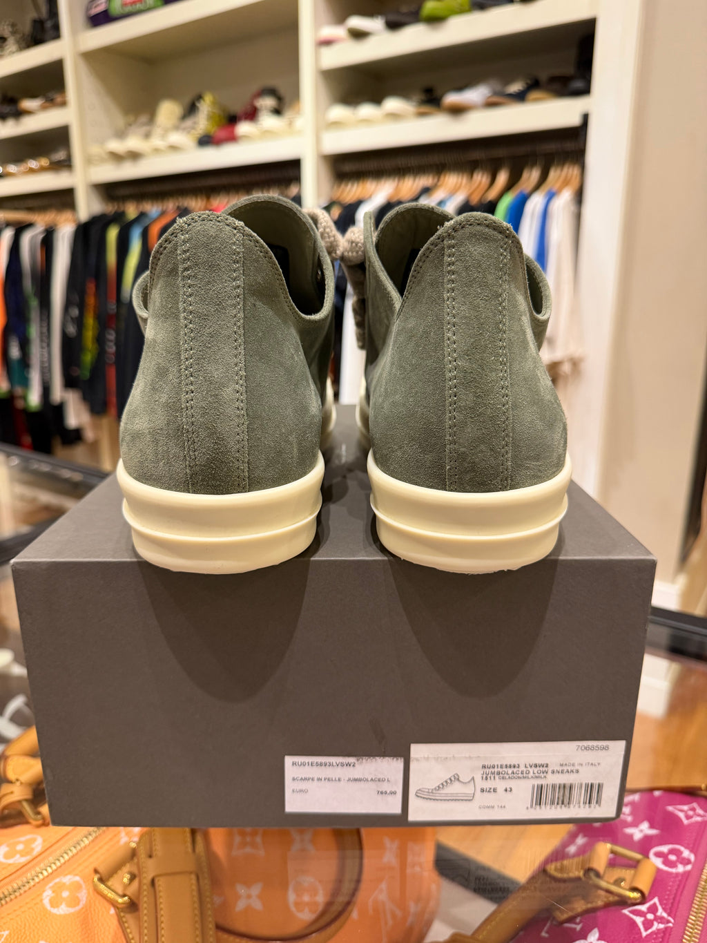 Rick Owens Jumbo Lace Ramone Low - Mouthwash