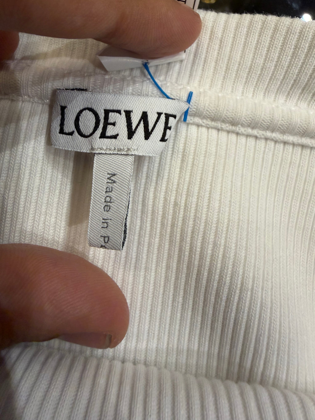 Loewe Oversized Anagram
Thermal Long Sleeve - White