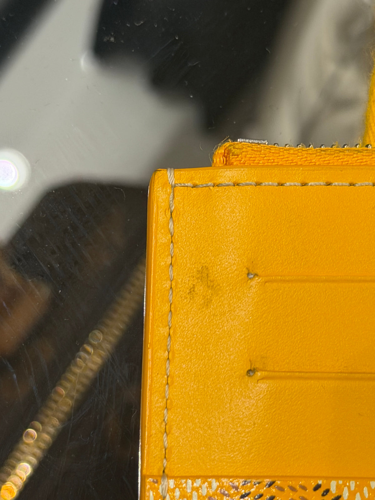 GOYARD Insert Louise Wallet - Yellow