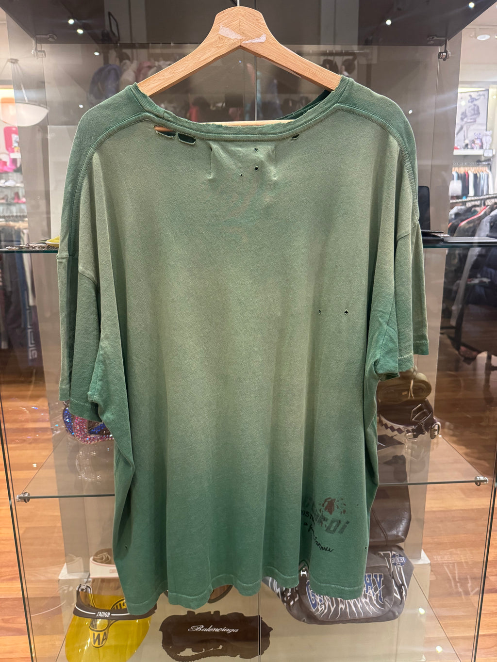 Paly Hollywood Core Logo Distressed Tee - Green (Ricardi Exclusive)