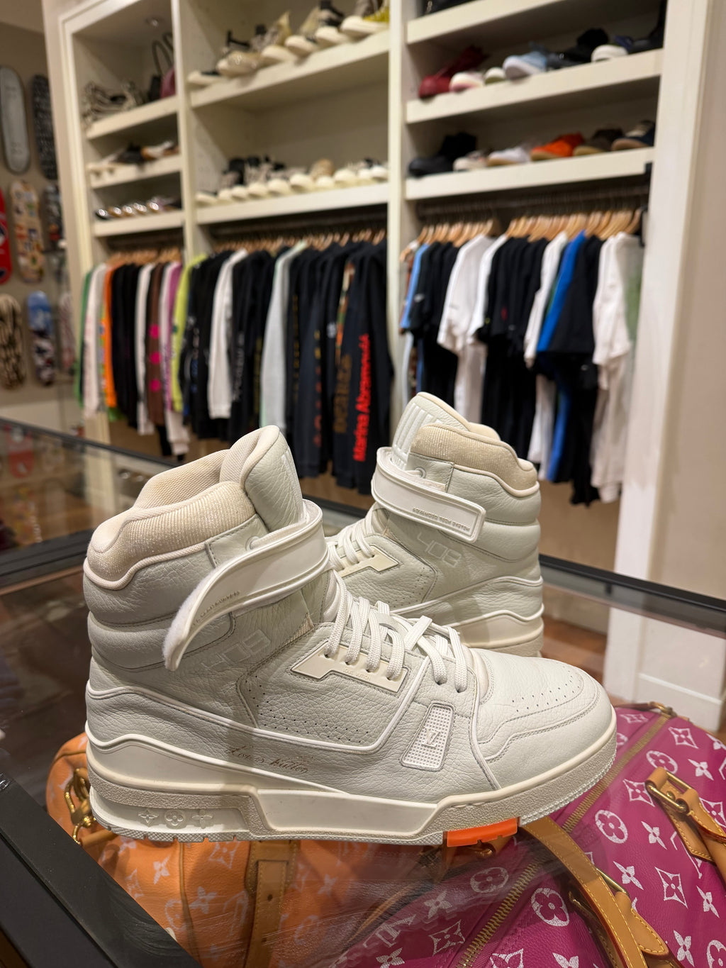 Louis Vuitton Trainer High Top - Grey/White