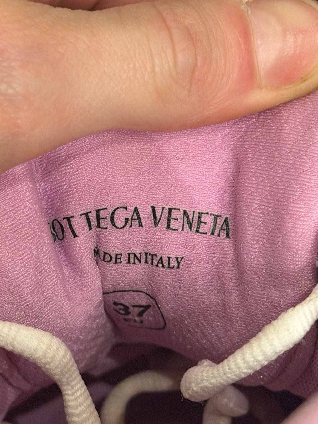 Bottega Veneta Orbit Low Top Sneaker - Pink Silver