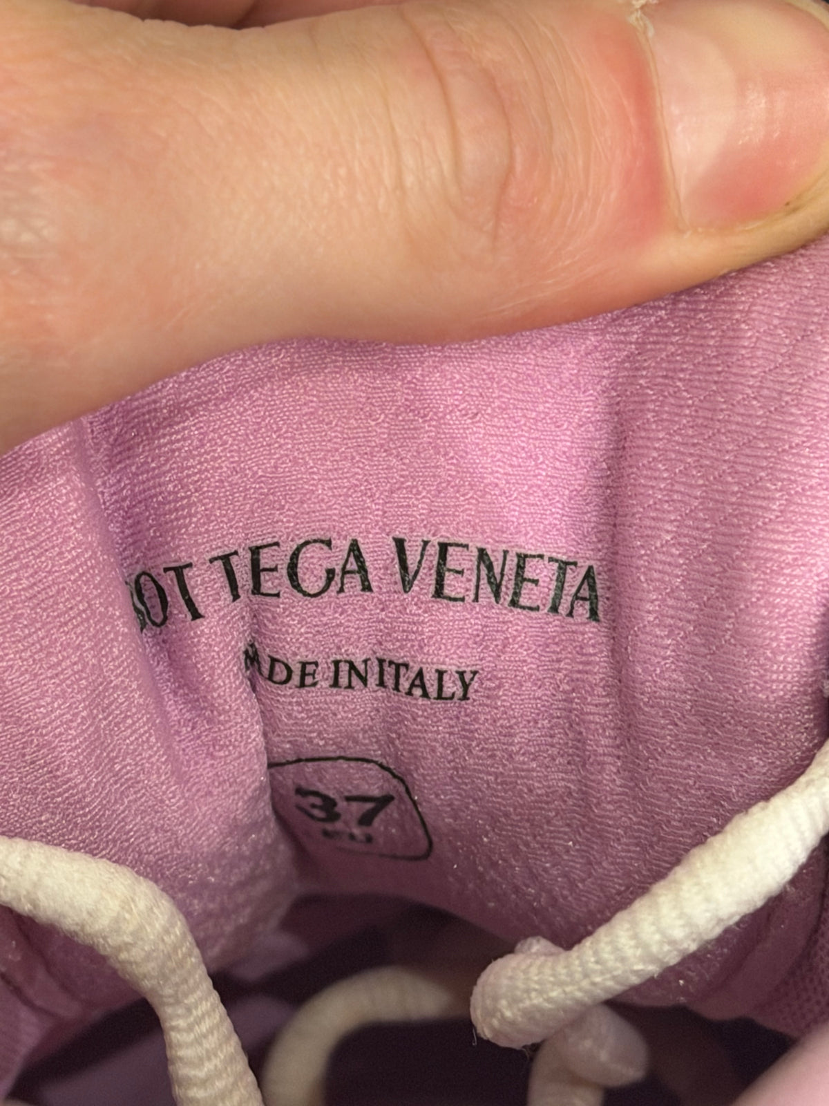 Bottega Veneta Orbit Low Top Sneaker - Pink Silver
