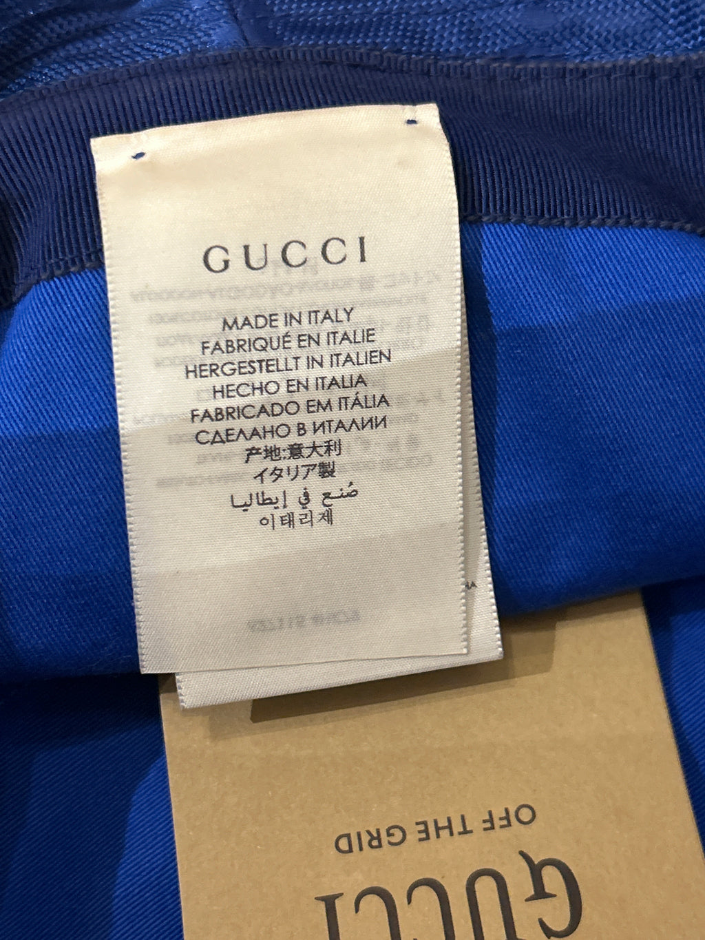 Gucci GG Monogram Bucket Hat - Blue