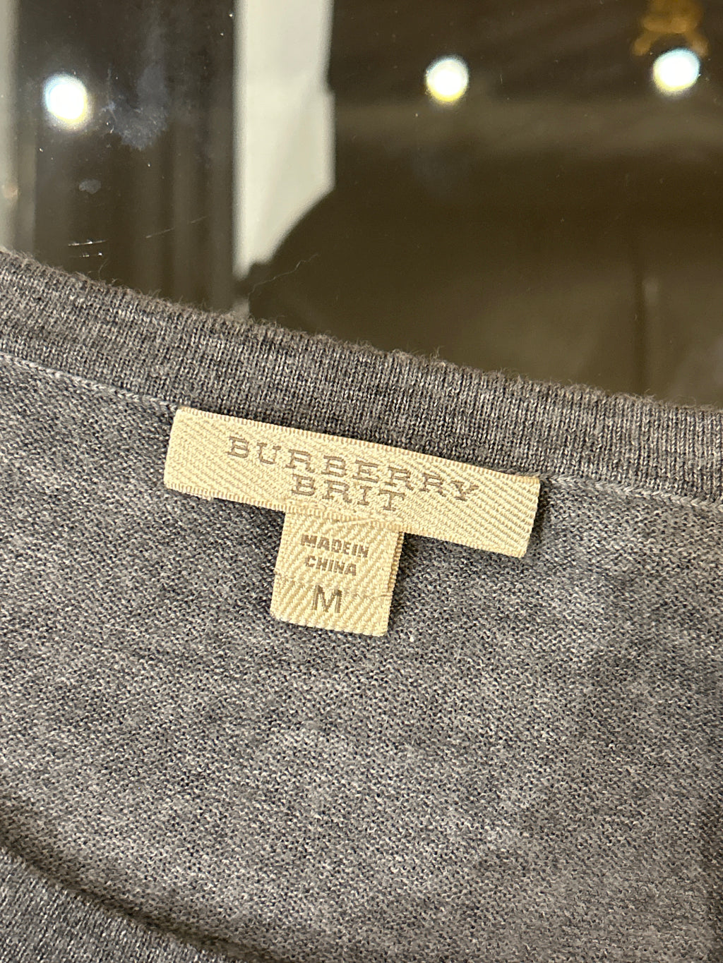 Burberry Brit Plaid Long Sleeve