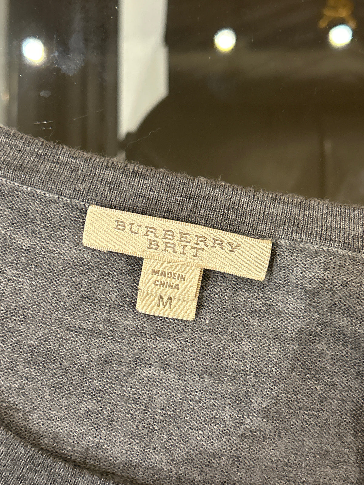 Burberry Brit Plaid Long Sleeve