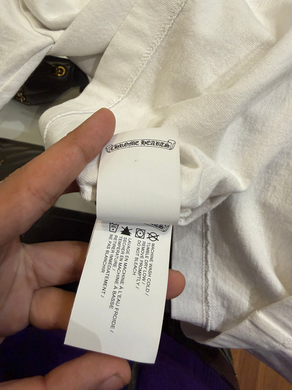 Chrome Hearts Y Not Embroidered LS Shirt - White