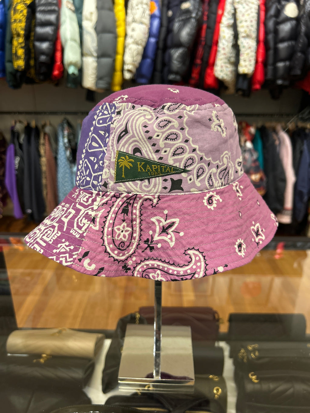 Kapital Bandana Bucket Hat - Purple