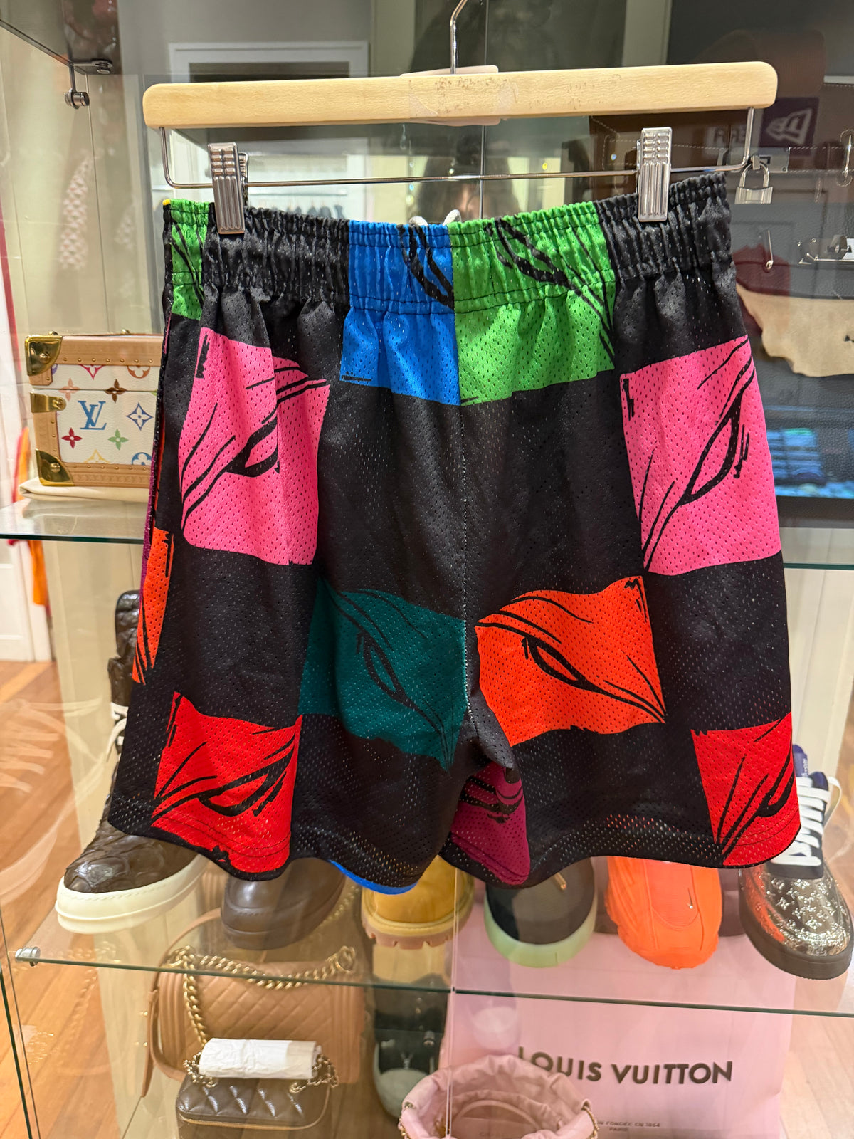 Eric Emanuel x Matty Boy Mesh Multicolor Shorts