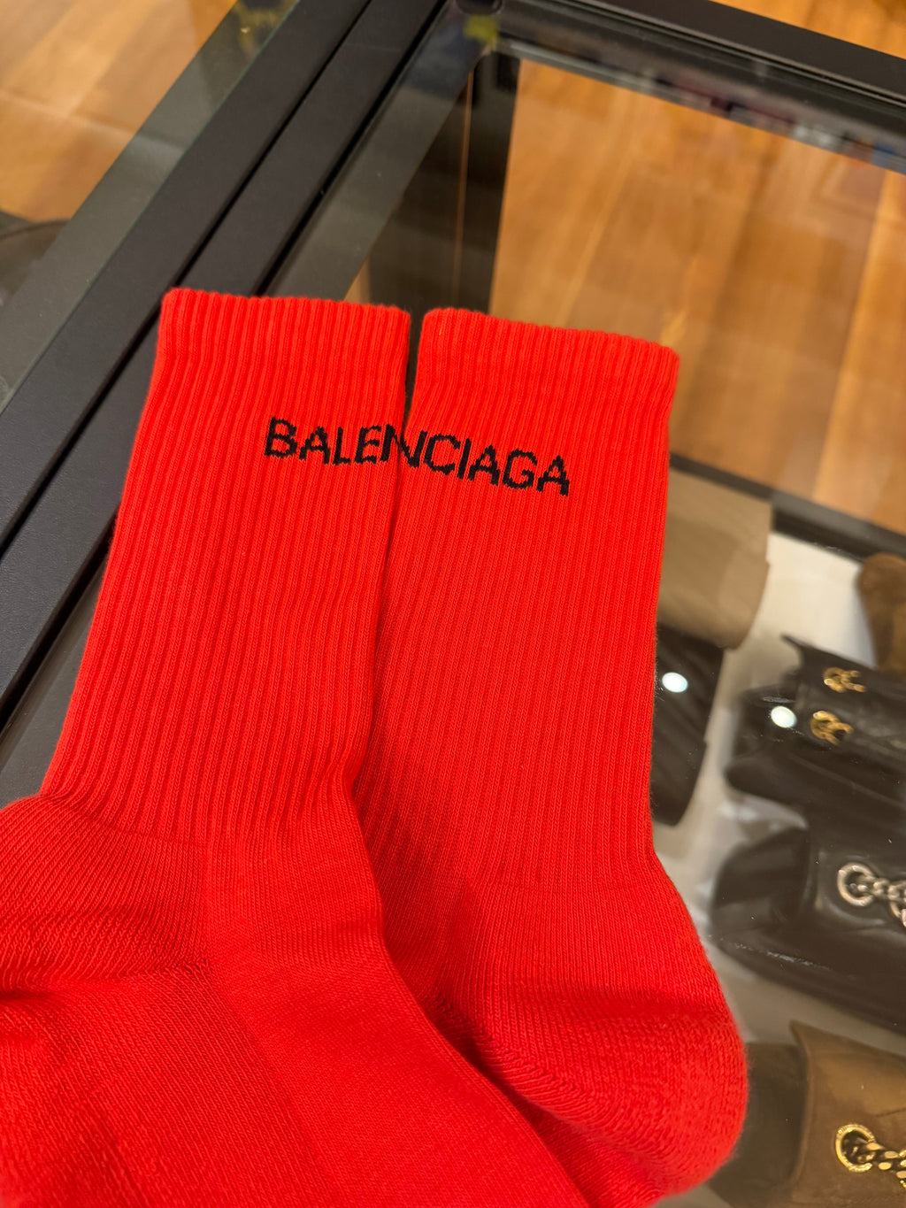 Balenciaga Socks - Red