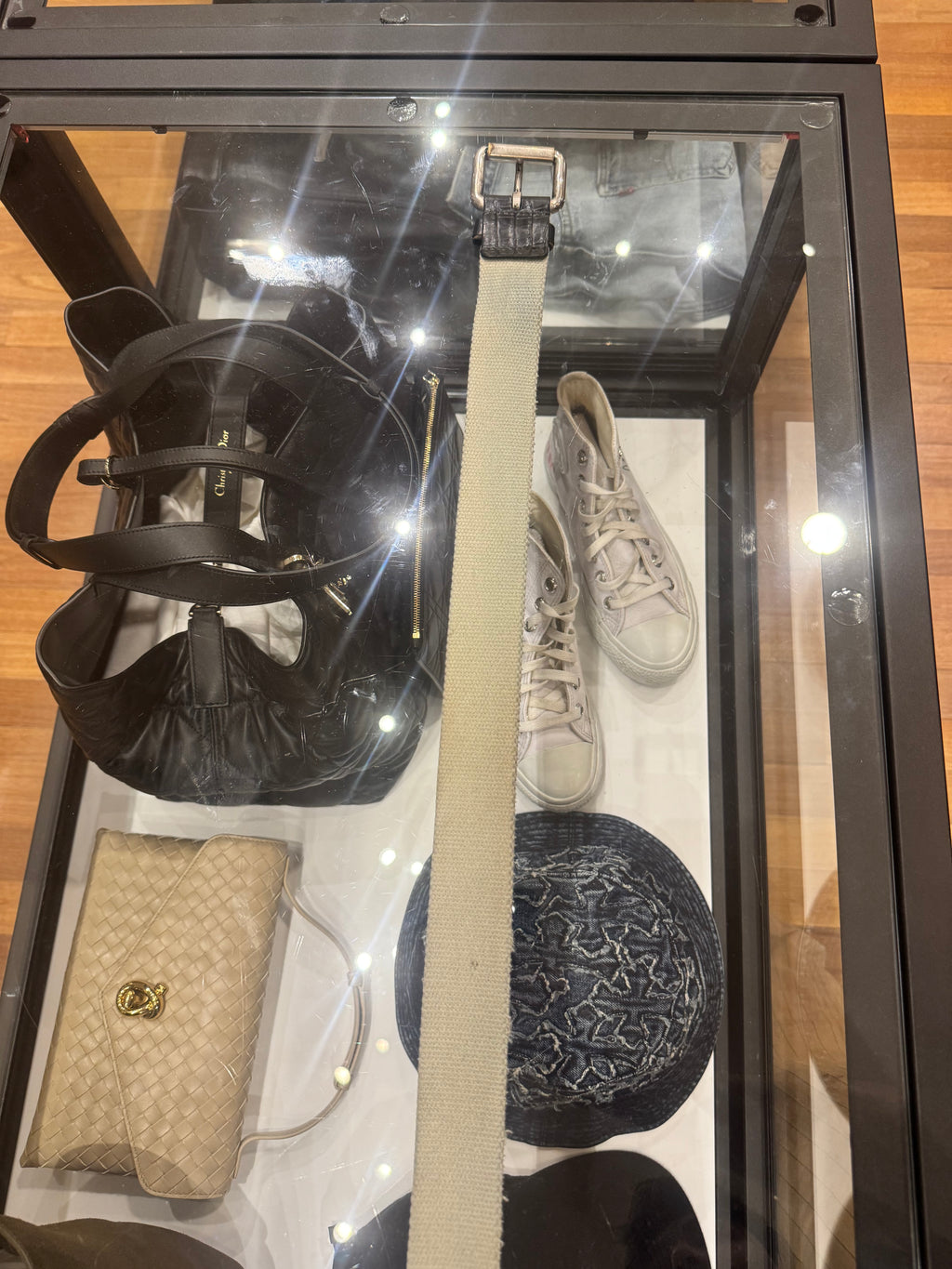 Dolce & Gabbana Woven Croc Leather Belt