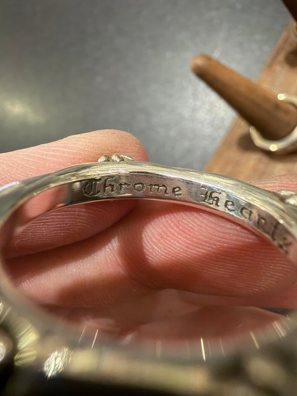Chrome Hearts SBT Vine Ring Silver - Size 12
