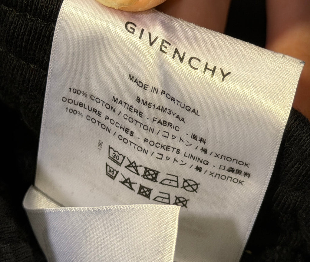 Givenchy Spellout Print Sweatpants - Black