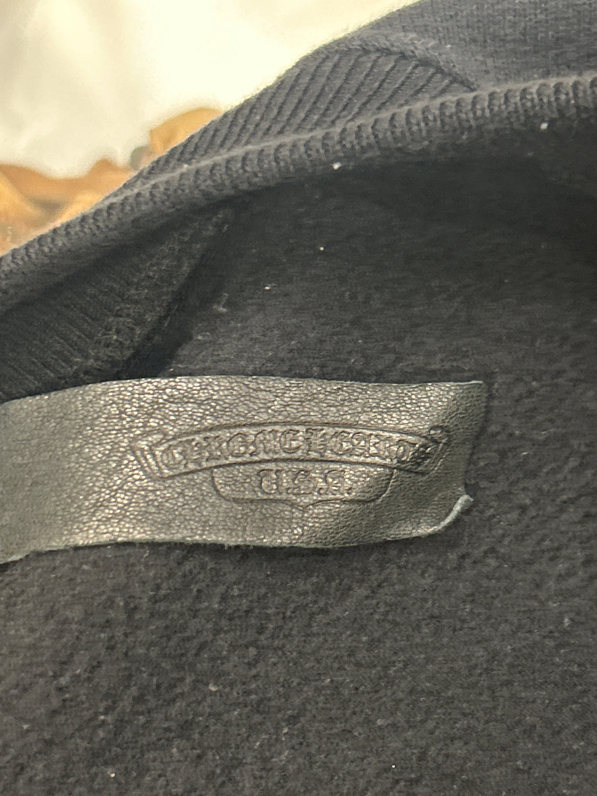 Chrome Hearts CH Logo Letterman Leather Jacket