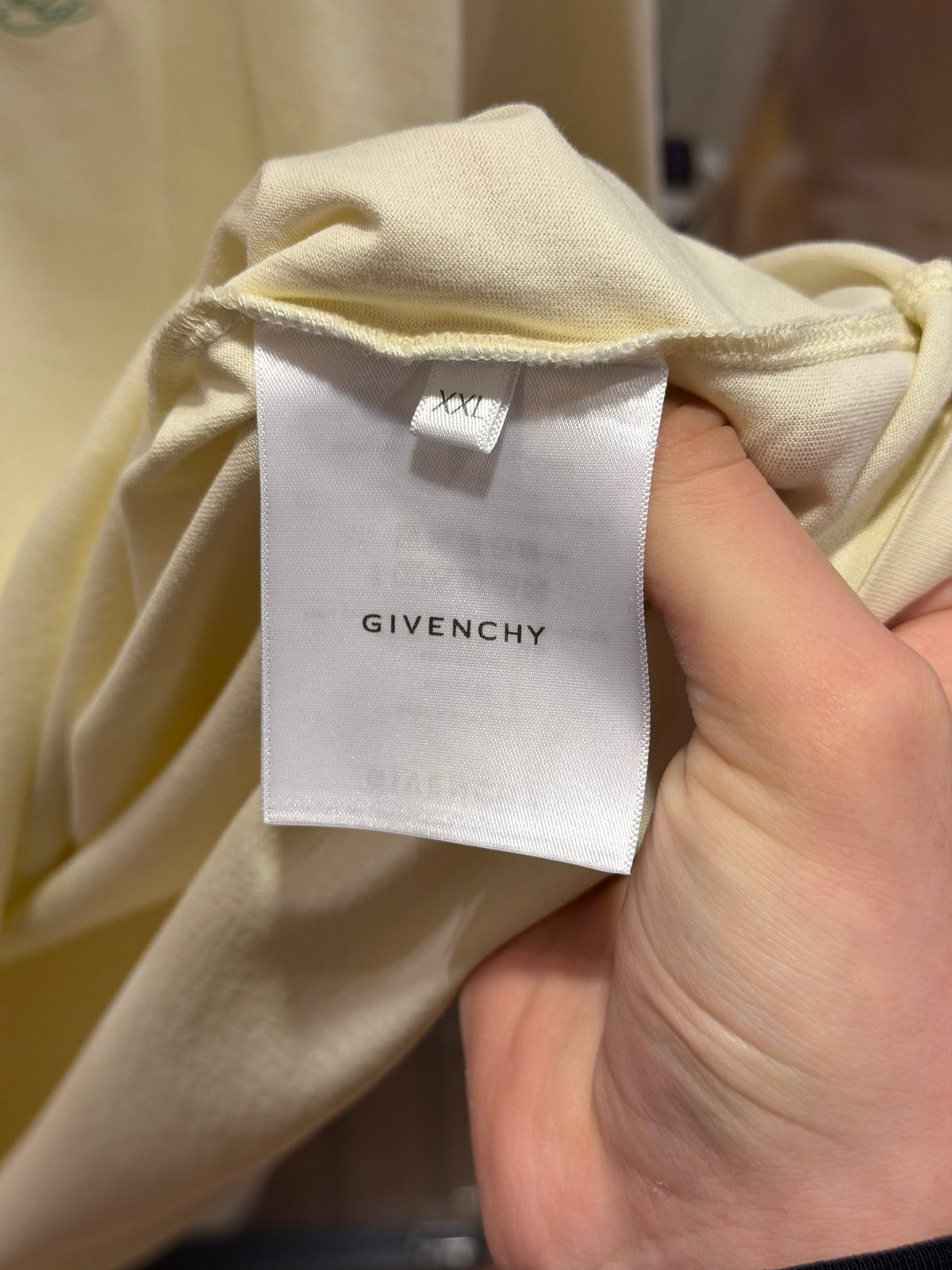 Givenchy Flower Sleeve Tee - Ivory