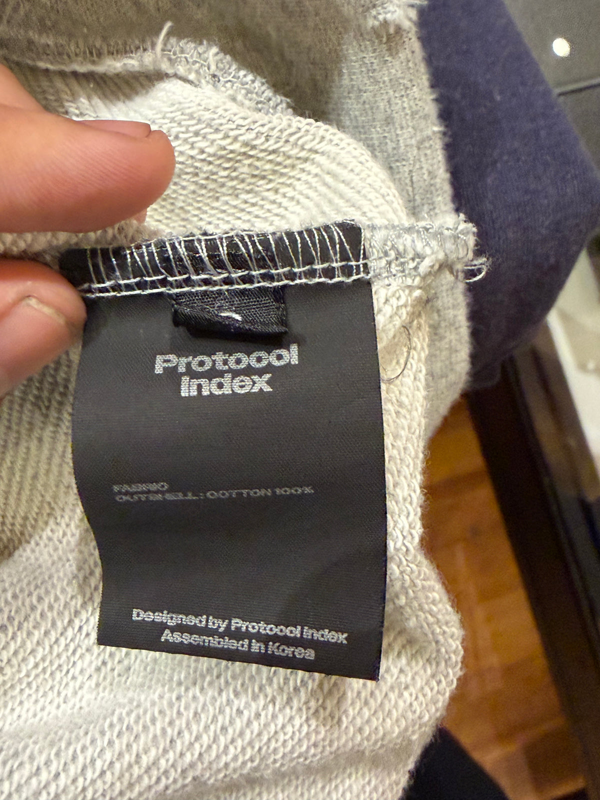 Potocol Index Reconstructed
Zip Up Hoodie - Grey
