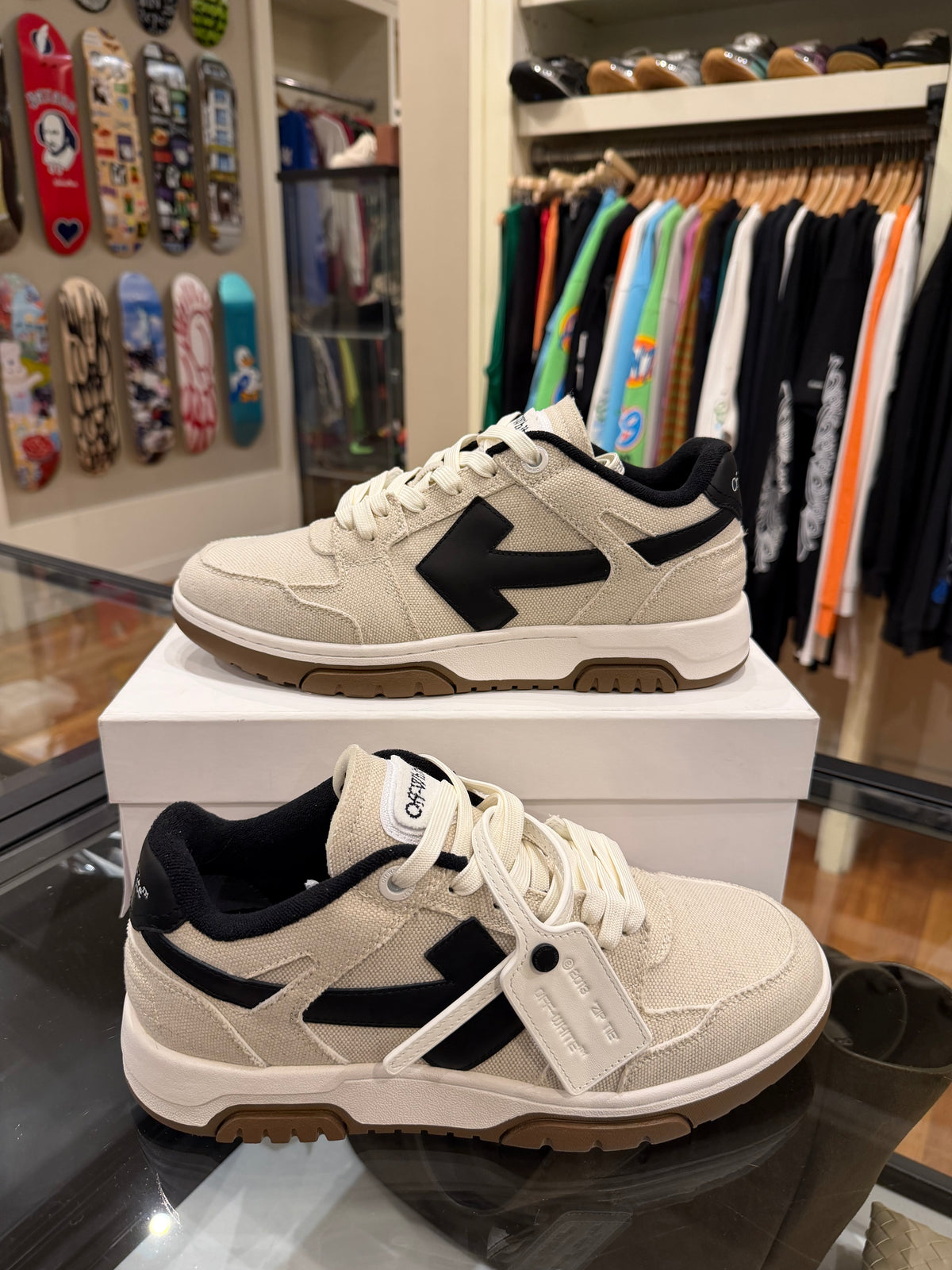 Off-White ‘Out of Office’ Canvas Sneaker