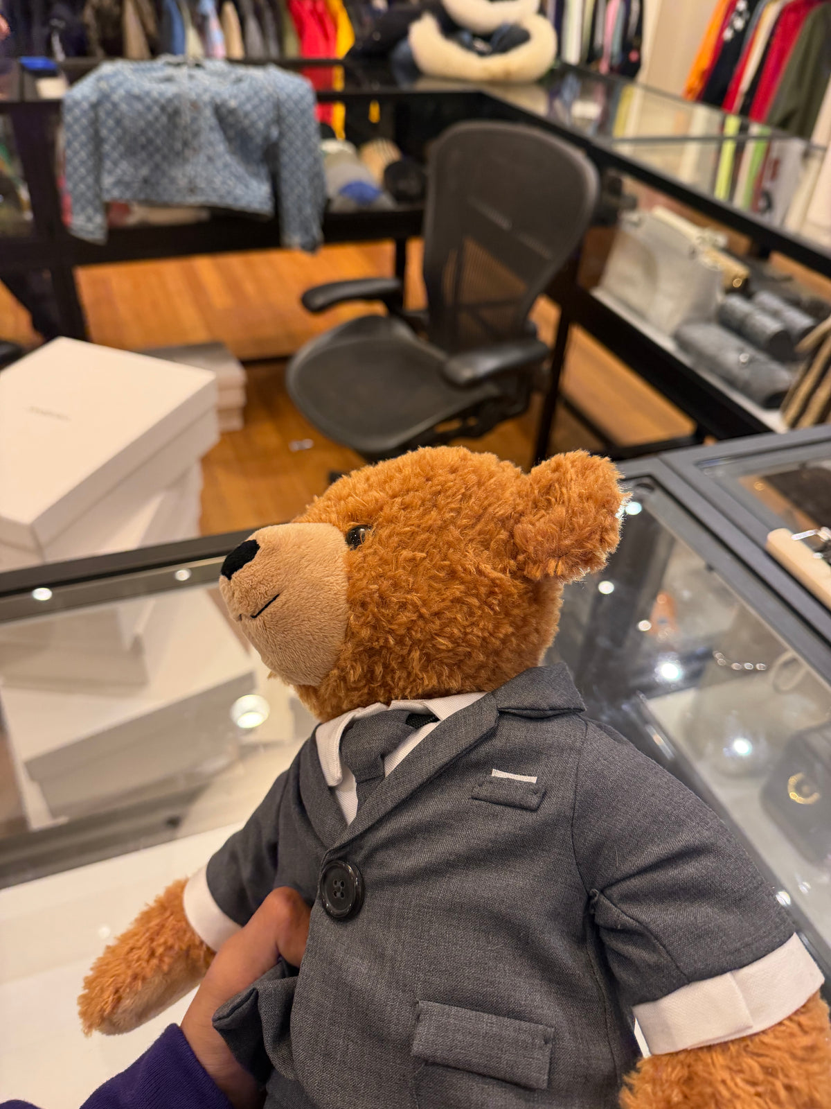 Thom Browne Suited Teddy Bear - Dark Fur