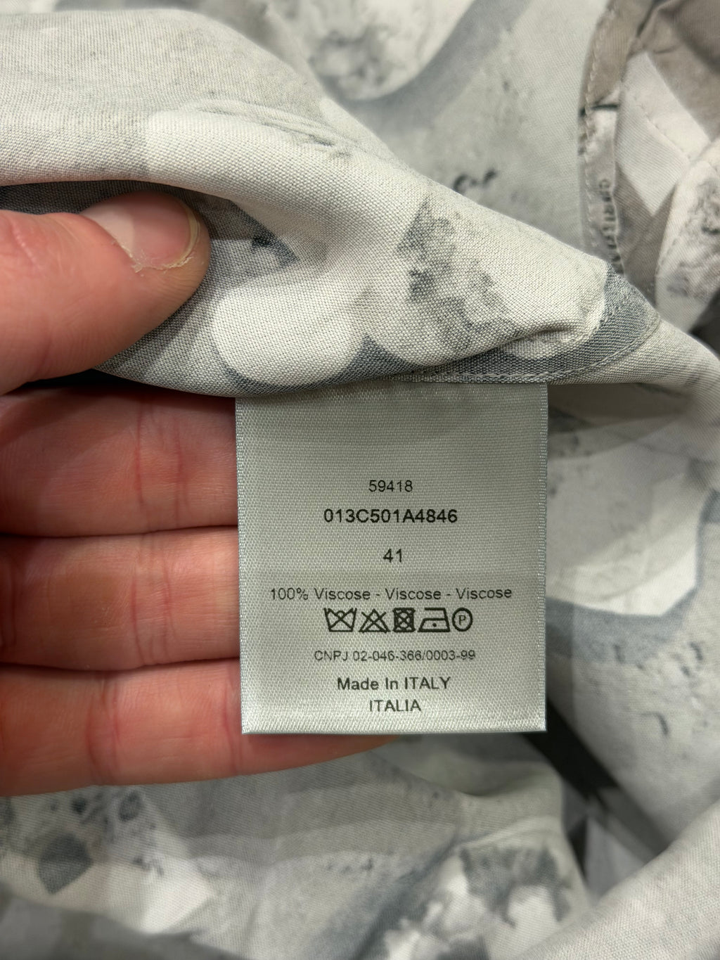 Dior x Daniel Arsham Lunar Relic shirt
