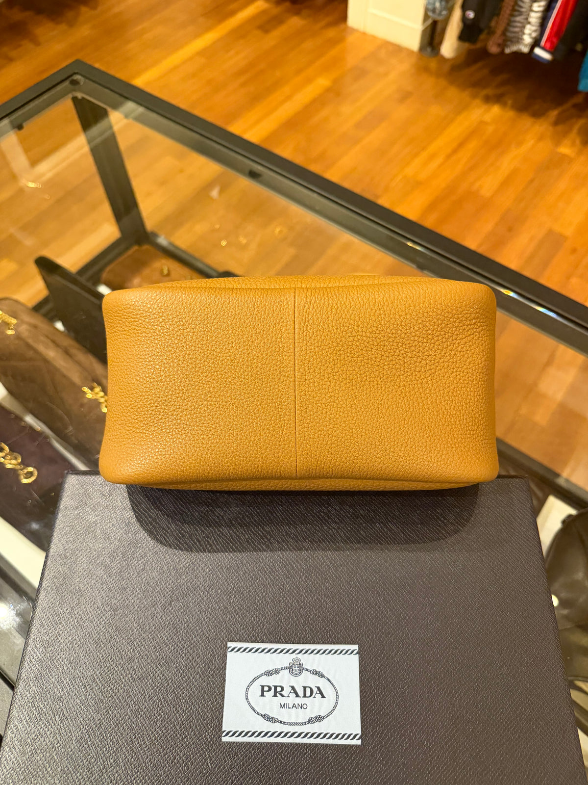 Prada Liaison Small Leather Handbag