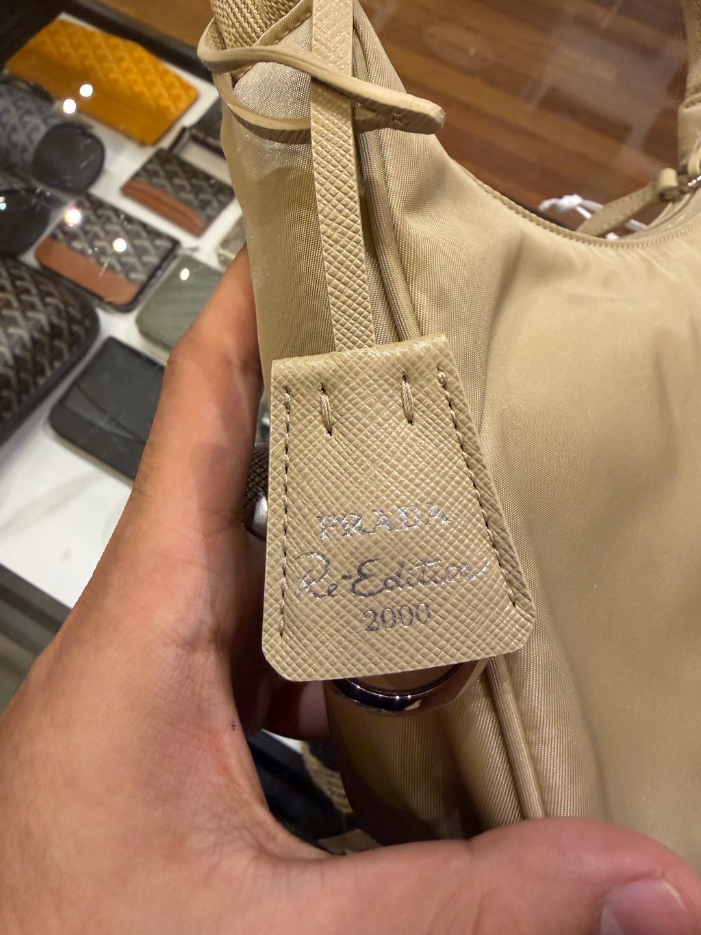 Prada Re-Edition 2000 Nylon Mini Hobo Bag