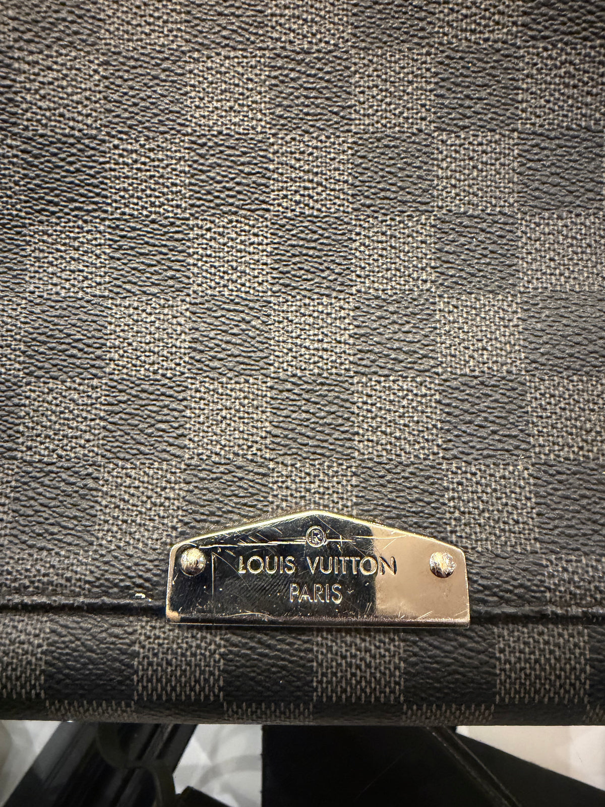 Louis Vuitton Damier Leather Messenger Bag