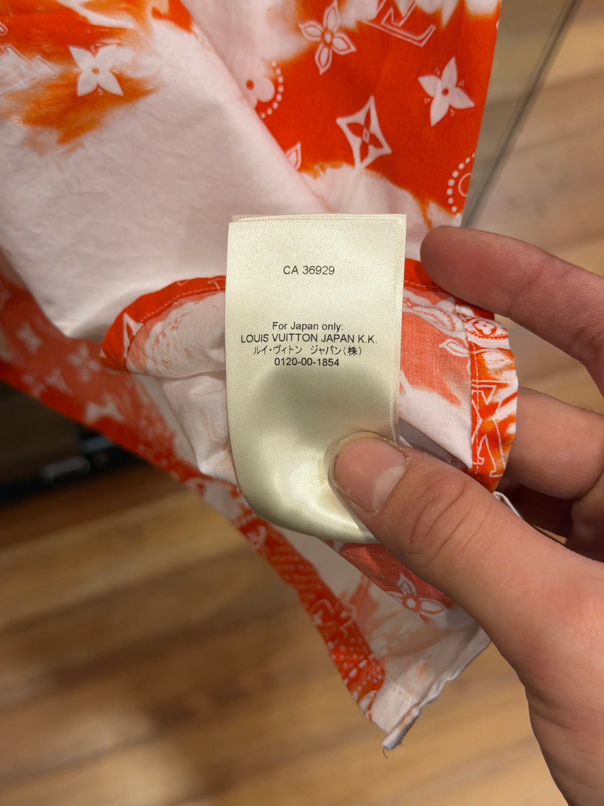 Louis Vuitton Bandana Tie-Dye Shirt - Orange